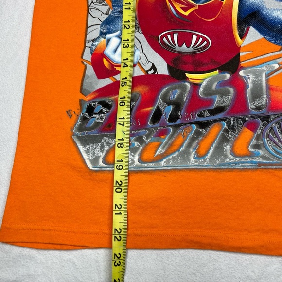 Vintage Power Rangers Red Wind Ranger Ninja Storm Tee Large 10/12 - Picture 8 of 11